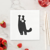 lustige Katze t Serviette (Beispiel)