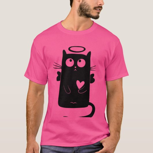 lustige Katze T-Shirt (Vorderseite)