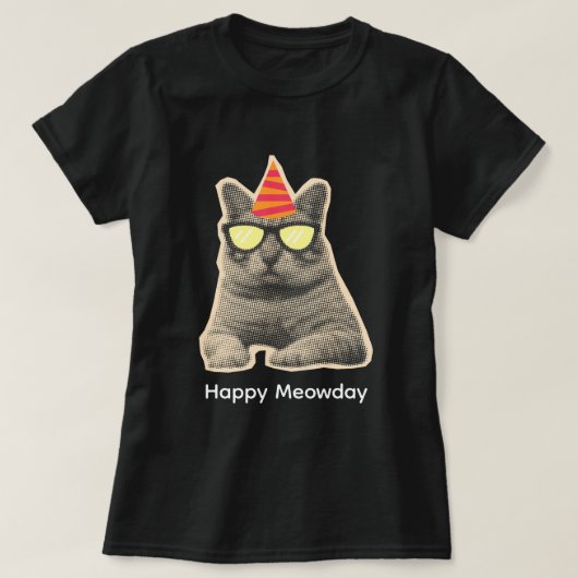 Lustige Katze T-Shirt (Design vorne)