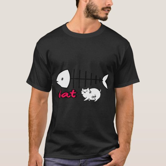 Lustige Katze T-Shirt (Vorderseite)