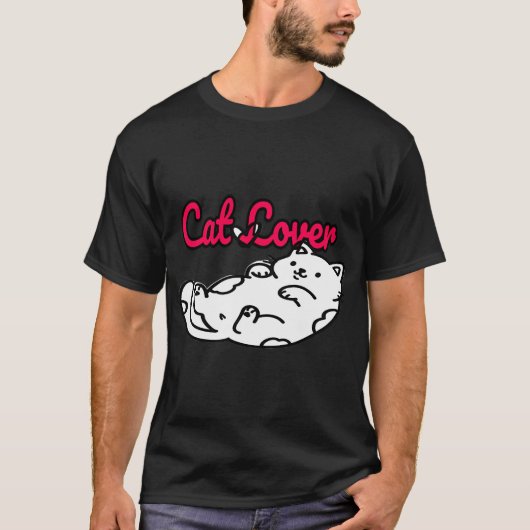 Lustige Katze T-Shirt (Vorderseite)