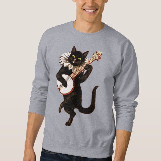 Lustige Katze und Maus Sweatshirt (Vorderseite)