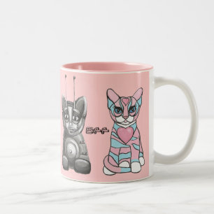Lustige Katzen-beste Freund-für immer Tasse