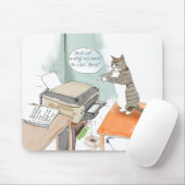 Lustige Katzen-Cartoon-Mausunterlage Mousepad (Mit Mouse)