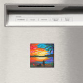 Lustige Katzen Creationarts Magnet (In Situ (Geschirrspüler))