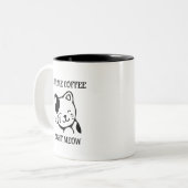 Lustige Katzen-Geschenke für Zweifarbige Tasse (Vorderseite Links)