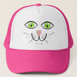 Lustige Katzen-Gesicht Cartoon-29034 Truckerkappe