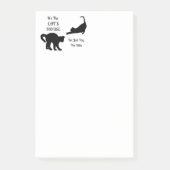 Lustige Katzen-Haus Posten-Es-Anmerkungen Post-it Klebezettel (Vorderseite)