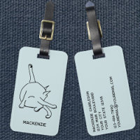 Lustige Katzen Humor Personalized Linienkunst