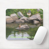 Lustige Katzen-Jagd in der Camouflage Mousepad (Mit Mouse)