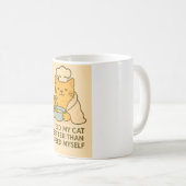 Lustige Katzen-Koch-Tasse Kaffeetasse (VorderseiteRechts)
