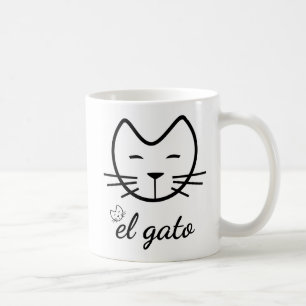 Lustige Katzen-Liebhaber-Geschenk-Schwarz-weiße Kaffeetasse