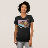 Lustige Katzen-Massage T-Shirt (Vorne ganz)