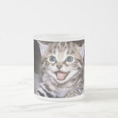 Lustige Katzen Mattglastasse (Mittel)