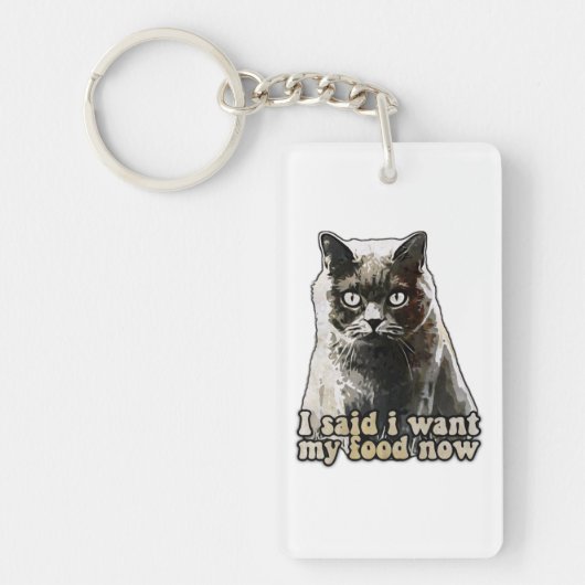 Lustige Katzen-Meme für Katzenliebhaber und Katzen Schlüsselanhänger (Vorderseite)