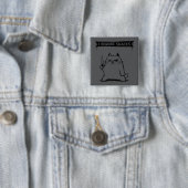Lustige Katzen-Meme Ich brauche Snacks Button (Beispiel)