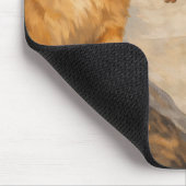 Lustige Katzen-Meme-Kunst: Schöpfung Adams mit Kat Mousepad (Ecke)