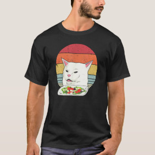 Lustige Katzen-Meme, Retro Katzen schreien beim Sa T-Shirt