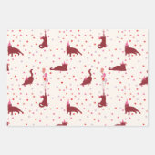 Lustige Katzen Perfekte Geburtstagsfeier Geschenkpapier Set (Vorderseite 2)