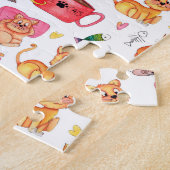 Lustige Katzen Puzzle (Seite)