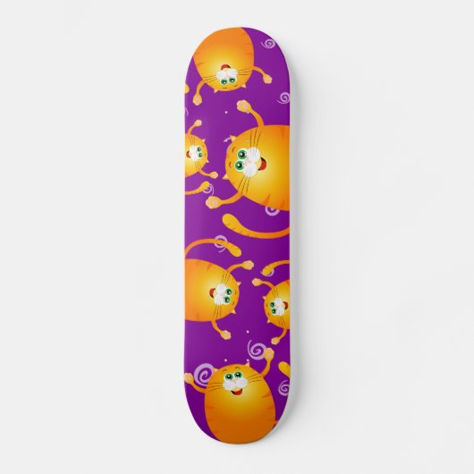 Lustige Katzen, Skate Skateboard (Vorderseite)