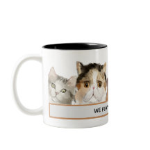 Lustige Katzen spielen Mahjong Kaffeetasse