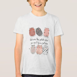Lustige Katzen, Süße Katzen Tri-Blend Shirt