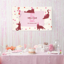 Lustige Katzen süße Purrfekte Geburtstagsfeier