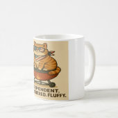 Lustige Katzen-Tasse Kaffeetasse (VorderseiteRechts)