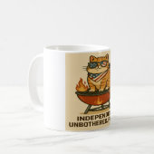 Lustige Katzen-Tasse Kaffeetasse (Vorderseite Links)