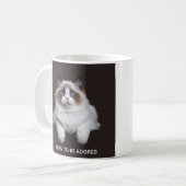 Lustige Katzen-Tasse Kaffeetasse (Vorderseite Links)