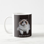 Lustige Katzen-Tasse Kaffeetasse (Links)