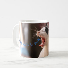 Lustige Katzen-Tasse Kaffeetasse