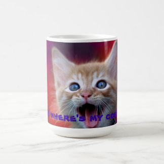 lustige Katzen-Tasse Kaffeetasse
