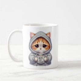 Lustige Katzen-Tasse Nein, heute nicht Kaffee-Tass Kaffeetasse