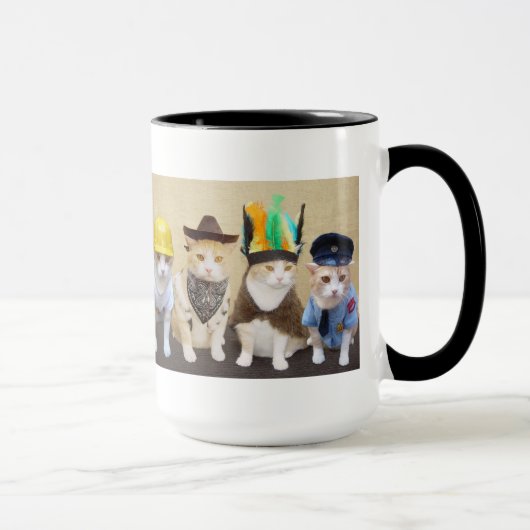Lustige Katzen-Tasse Tasse (Rechts)