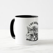 Lustige Katzen-Tasse Tasse (Vorderseite Links)