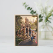 Lustige Katzen-Themen Postkarte (Stehend Vorderseite)