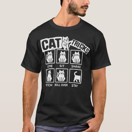 Lustige Katzen-Tricks Kätzchen T-Shirt (Vorderseite)