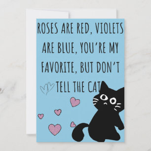 Lustige Katzen Valentinstagskarten