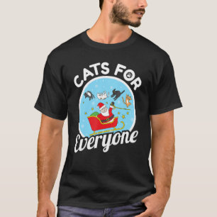 Lustige Katzen-Weihnachten Katzen für jeden T-Shirt