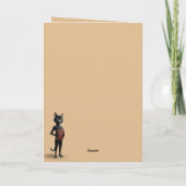 Lustige Katzen Weihnachtskarte Karte (Rückseite)