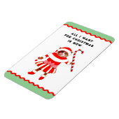Lustige Katzen-Weihnachtskarten Magnet (Linke Seite)