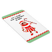 Lustige Katzen-Weihnachtskarten Magnet (Rechte Seite)