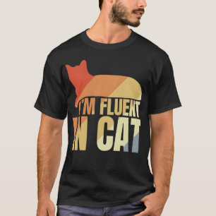 Lustige Katzen-Zitat Mädchen T-Shirt