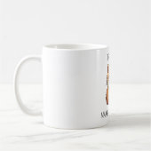 Lustige Katzenattitüde Kaffeetasse (Links)
