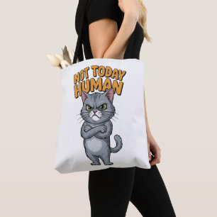Lustige Katzenattitüde-Tragetasche Tasche