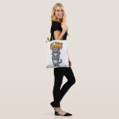 Lustige Katzenattitüde-Tragetasche Tasche (Am Model)