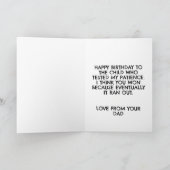 lustige Katzenjunge Geburtstagskarten Feiertagskarte (Innenseite)