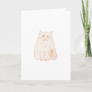 Lustige Katzenkarte Karte